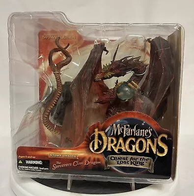 MISP McFarlane Quest For Lost King SORCERERS CLAN DRAGON 2004 Red Toy Series 1 • $25.99