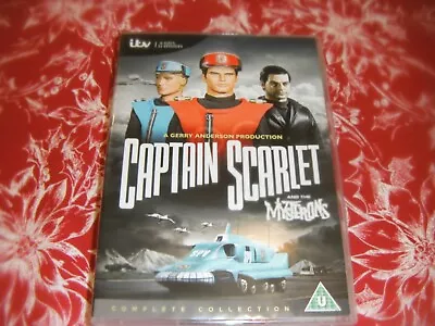Captain Scarlet & The Mysterons Complete Collection Box Set X 6 Dvd Gerry Anders • £5