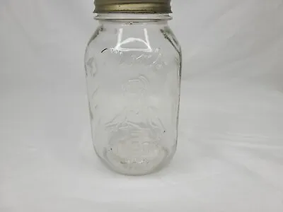 Vintage Mom's Mason Jar With Lid One Quart Antique • $12