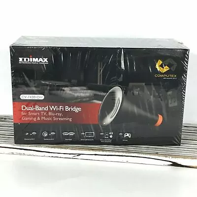 Edimax CV-7438nDM Dual-Band Wireless Bridge / Speaker Adapter Smart TV / Gaming • $92.38