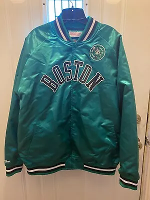 Mitchell & Ness Nba Boston Celtics Fanimation Satin Jacket Size Xl • $75