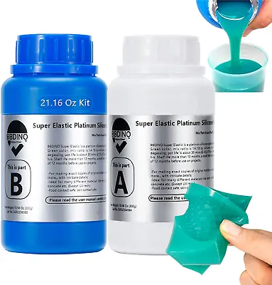 BBDINO Super Elastic Silicone Mold Making Kit Mold Making Silicone Rubber N.W. • $28.61