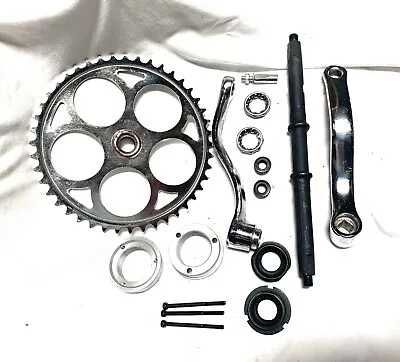 2  4-pc Wide Crank Assembly Bicycle Engine Kit Replacement Part Motorized Bike • $19.79