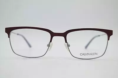 Glasses Calvin Klein CK18109 Bronze Silver Oval Eyeglass Frame Eyeglasses New • £60.92