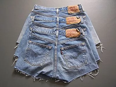 £29.95 • Buy Levis 501 Shorts A Grade  Denim High Waisted Sizes 6 -20