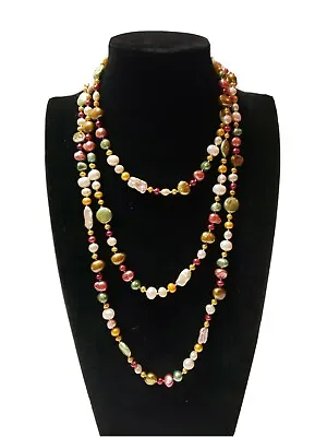 VTG Natural Pearl Necklace 31 Inches Long.  Beautiful Natural Pearls • $31.99
