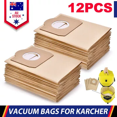 12x Vacuum Bags For KARCHER WD 3 WD3.5P Premium MV3 MV3P A2504 WD3.300M WD3.330M • $24.85