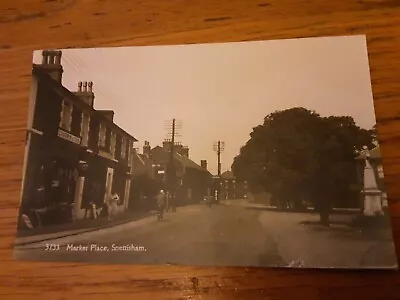 £9.60 • Buy Vintage Postcard  Market Place Snettisham  Rare Real Photo