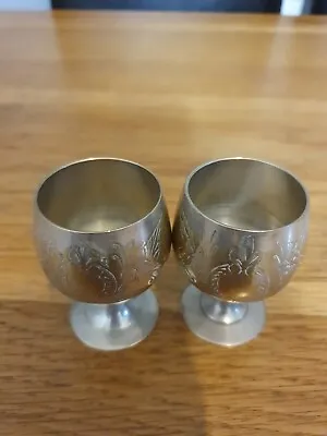 Pair Of Miniature Epns Goblets • £4.99