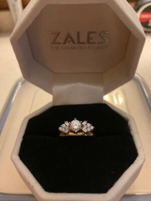 $1095 • Buy Engagement Ring Set 14k Gold