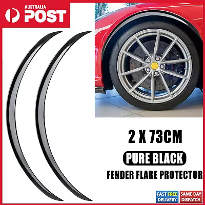 2Pcs Universal Car Fender Flares Extra Wheel Arches Cover Protector Trim Lip • $17.99