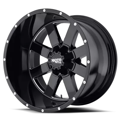 1 New  Gloss Black Milled Moto Metal  Mo962 20x10 6-135  (109650) • $246