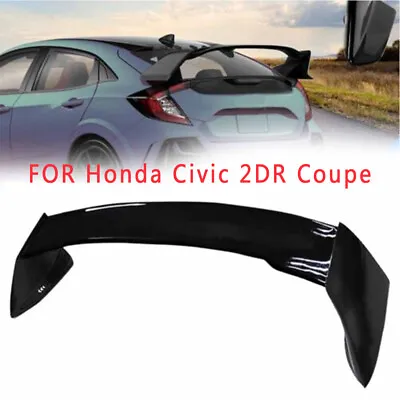 For 06-11 Honda Civic 2DR Coupe Glossy Black Mugen Style RR Trunk Wing Spoiler • $79.13