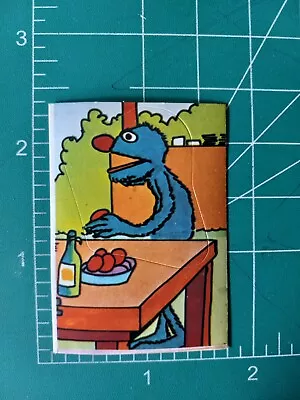 1978 SESAME STREET AMERICANA STICKER CARD GROVER Henson Muppets #244 • $13.73