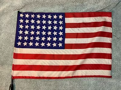 Vintage WWII US AMERICAN FLAG 48 Stars Gold Family W/ Presentation Case NEW YORK • $8.99