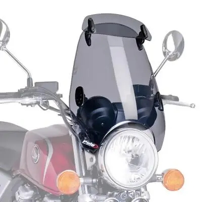 Puig Custom 2 Screen Windshield And Visor Light Smoke Kawasaki Z 650 RS 21 - 24 • £133