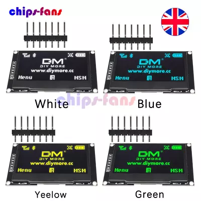 2.42  OLED Display Board 128*64 HD Display Screen IC I2C SPI Serial SSD1309 UK • £15.79