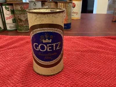 GOETZ Premium Quality Beer 100 Years Of Quality St. Joseph MO Flat Top - Empty  • $4