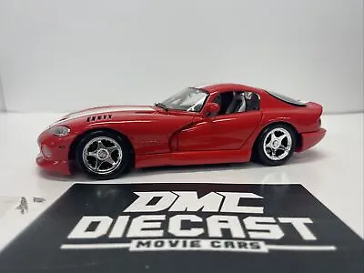 Maisto 1997 Dodge Viper GTS R GT2 1:18 Scale Diecast - Red/White/Black (Loose) • $49