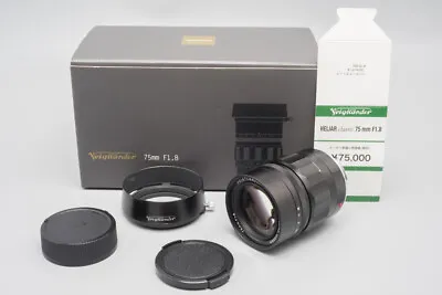 Voigtlander Heliar Classic 75mm F/1.8 F1.8 Lens Manual Focus VM Leica M Mount • $564.26