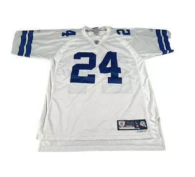 Vintage Dallas Cowboys Jersey Size Large Marion Barber Reebok Length +2 NFL • $17.50