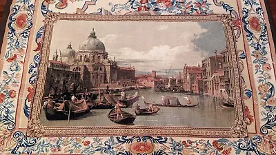 Grand Canal Venice Renaissance Medieval Wall Tapestry High Point NC 54  X 35  • $60