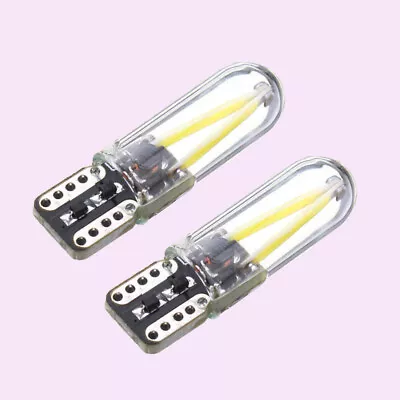  2pcs LED COB Light Bulb 6500K Super Bright W5W 168 194 T10 LED Replacement • £7.29
