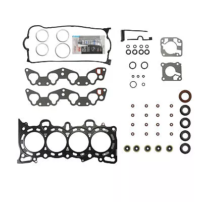 Fits 92-95 Honda Civic VX EX De So 1.5 1.6 SOHC MLS Head Gasket Set D15Z1 D16Z6 • $38.15