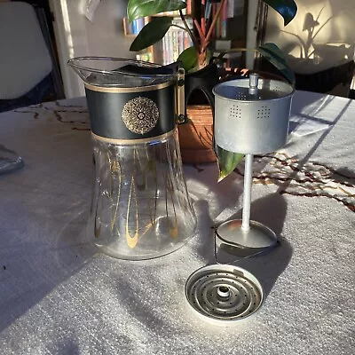 G13 DAVID DOUGLAS Flameproof Glass 8 Cup Coffee PERCOLATOR W/ Insert Pot Carafe • $15