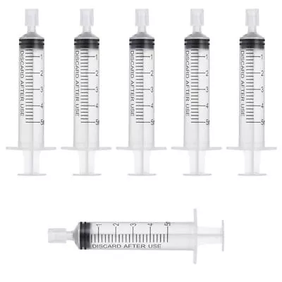 6Pcs No Needle 5ml Syringe 5ml Dispenser Pump DIY Syringe  Perfume • $12.63