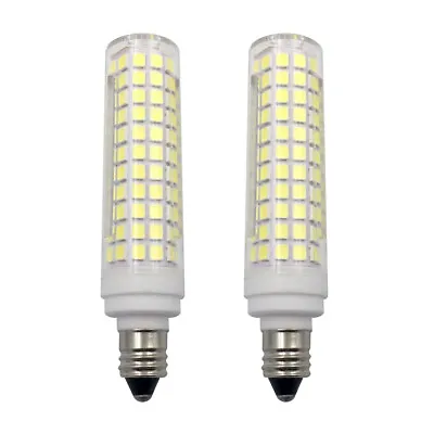 2pcs E11 LED Bulb 10W 110V 136 Led Ceramics Ceiling Fan Light Equivalent 100W H • $12.99