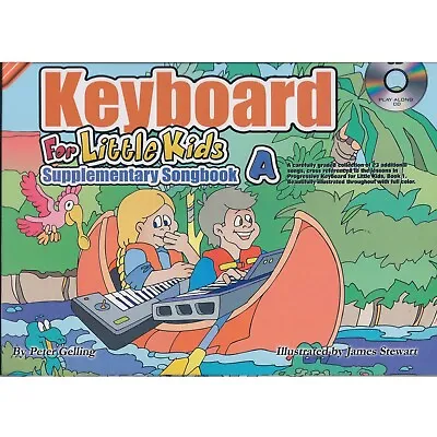 Learn To Play Piano Keyboard For Little Kids Book Tutor Book Supplement A CD H8~ • £14.99