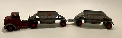 Vintage Matchbox King Size K-4 Fruehauf Two Hopper Red GMC Tandem Truck Lesney • $29.99