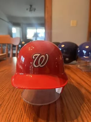 Washington Nationals Riddell Mini MLB Baseball Batting Helmet With Stand • $20