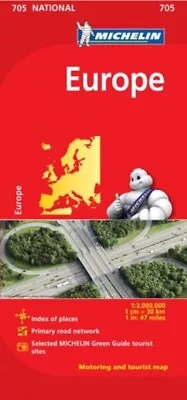 Europe - Michelin National Map 705 9782067170117 - Free Tracked Delivery • £8.88