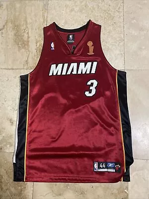 Reebok Authentic Dwyane Wade 2006 Finals Miami Heat Jersey Size 44 • $450