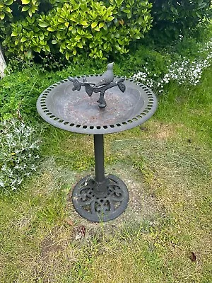 £5 • Buy Plastic Garden Bird Bath (Black)