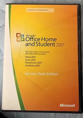 Microsoft Office Home And Student 2007 Service Desk Edition W/ Product Key • $14.99