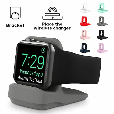 $9.39 • Buy For Apple Watch 8 7 SE 6 5 4 IWatch 321 Charging Stand Holder Dock Station Mount