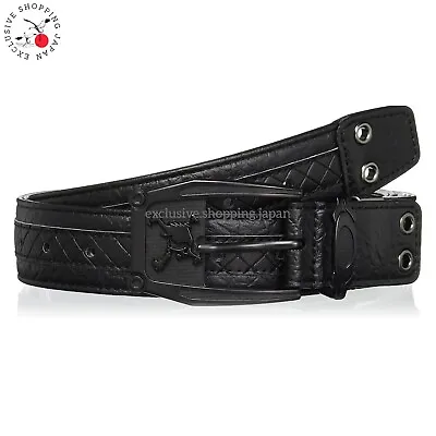 Oakley Golf Belt Skull Belt 16.0 FOS900972-02E Black PU Leather Adjustable Men  • $79