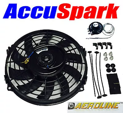 £39.95 • Buy Aeroline Electric Car Radiator Cooling Fan 9  Universal Fitting Inc. Thermostat