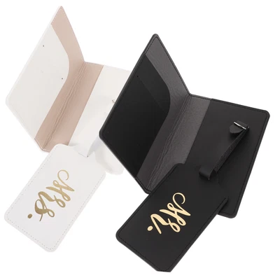 £12.71 • Buy Suitcase Tags Mr Mrs Passport Holder Label Suitcase Girls
