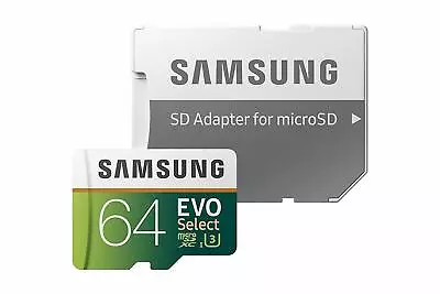 For Samsung Galaxy A50 A20 A10e - 64GB MEMORY CARD SAMSUNG EVO HIGH SPEED CLASS • $41.22