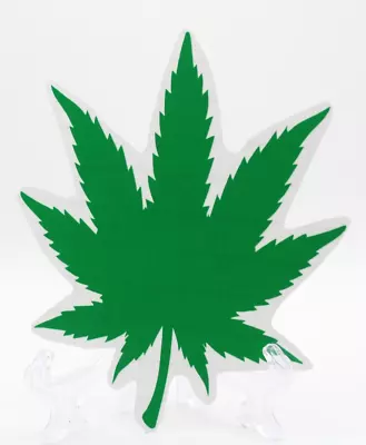 Pot Leaf Decal Vinyl Car Window Marijuana Weed Cannabis Sticker 420 3.5 X 4 IN • $3.30