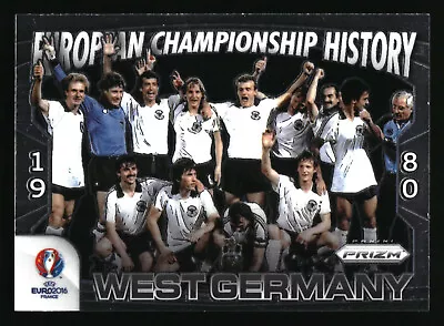 2016 Prizm UEFA Euro European Championship History West Germany 1980 #6 • $1.99