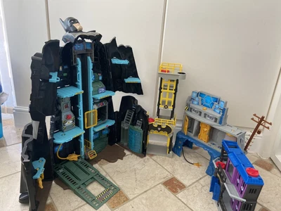 £19 • Buy Imaginext Large Batman Bat Cave , 3in1 Batcave, Gotham City Jail & Tower Bundle