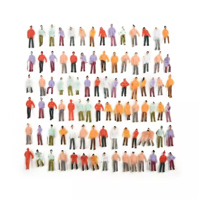 £6.56 • Buy 1:75 Scale Gauge Model Railway Painted Figures People Model -Pack Of 25/100