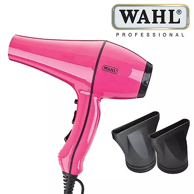 Wahl Powerdry Hairdryer Pink With 3 Heat And 2 Speed Settings 2000W ZX751 • £25.99