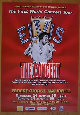 ELVIS PRESLEY World Tour Original Concert Poster '99 • $39