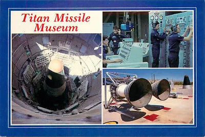 Postcard 3 Views Of Inside Titan Missile Museum Arizona AZ • $4.95